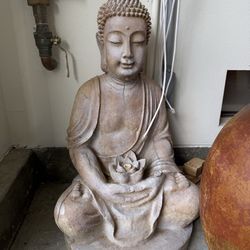 Buddha Fountain And Basin 