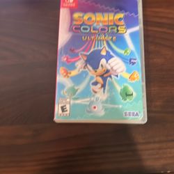 Sonic Colors Used Nintendo Switch 1