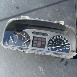 Honda Civic Hatchback 5 Speed 91 Instrument Cluster OEM (153K Miles)