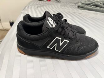 New Balance 480 Black Suede Low-Top Sneakers
