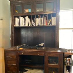 Vintage teak desk