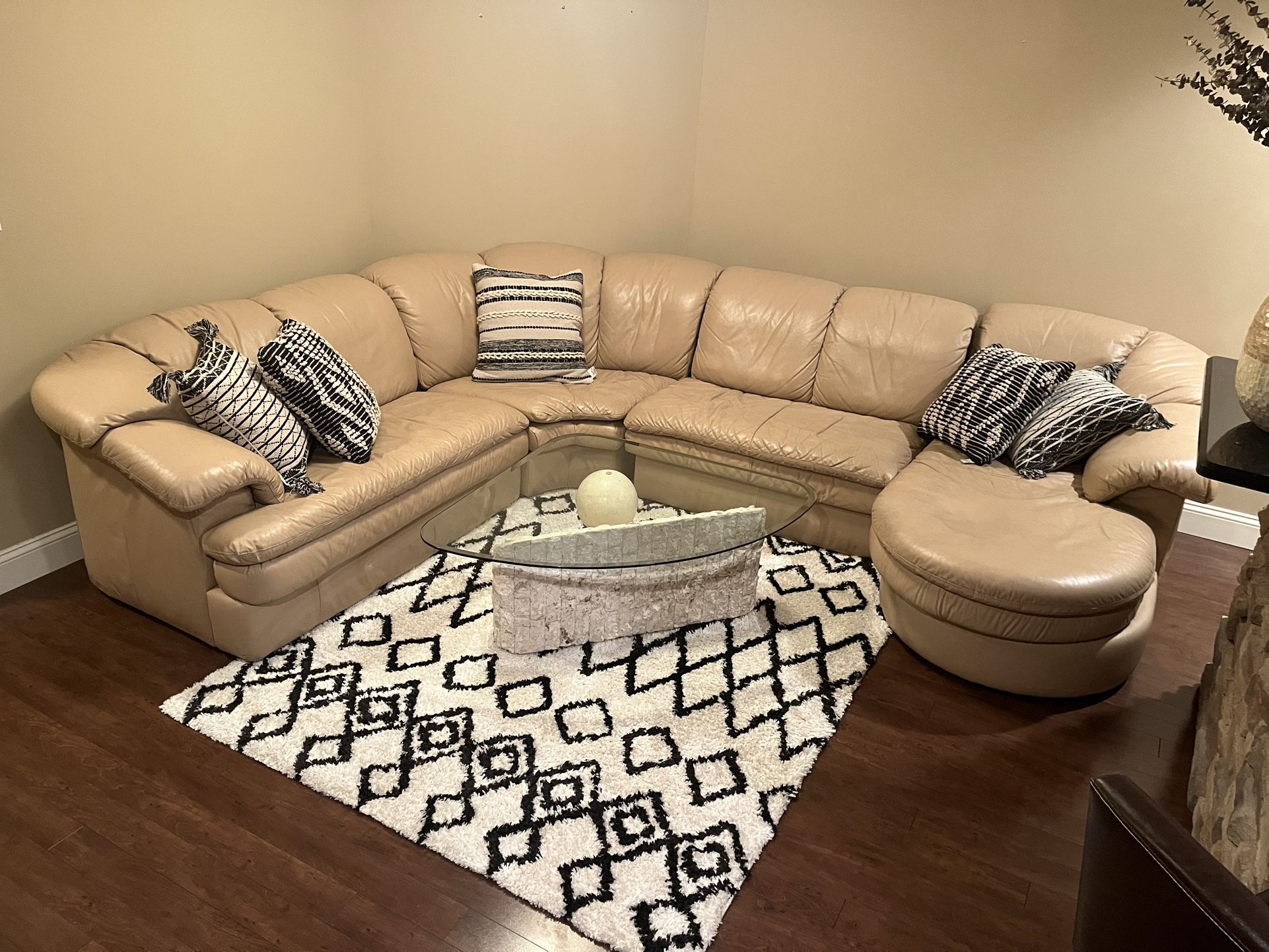 Leather Sectional Couch