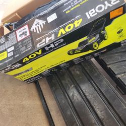 RYOBI 40HP 20"CORDLESS LAWN MOWER No  Batery No Charger New 59av And Thomas