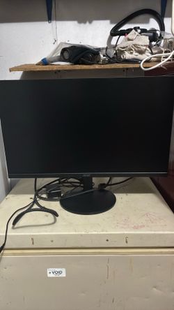 A 24inch acer monitor basically brand new because I don’t use it