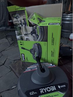 Pressure washing set up