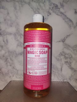 Brand NEW! 🚿   Dr. Bronner's Bath & Body - Magic Soap-Rose 32oz(((PENDING PICK UP)))