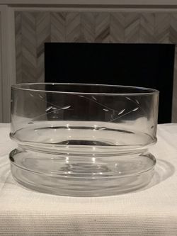 Princess House Crystal Casuals Salad Bowl