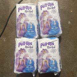 Pull-Ups Size 4T-5T—-4 Packs