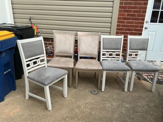 Gives high quality dinning chairs mixed chairs just great (all for $60)