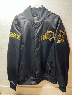 Phoenix Suns NBA Luxury Athletic Collection Varsity Jacket Men’s XL Black Gold