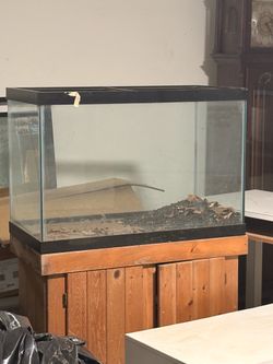 Fish Tank w built in cabinet- 50g