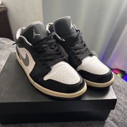 Jordan 1 Low Black White Grey