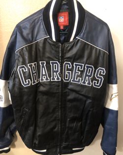 San Diego chargers leather jacket