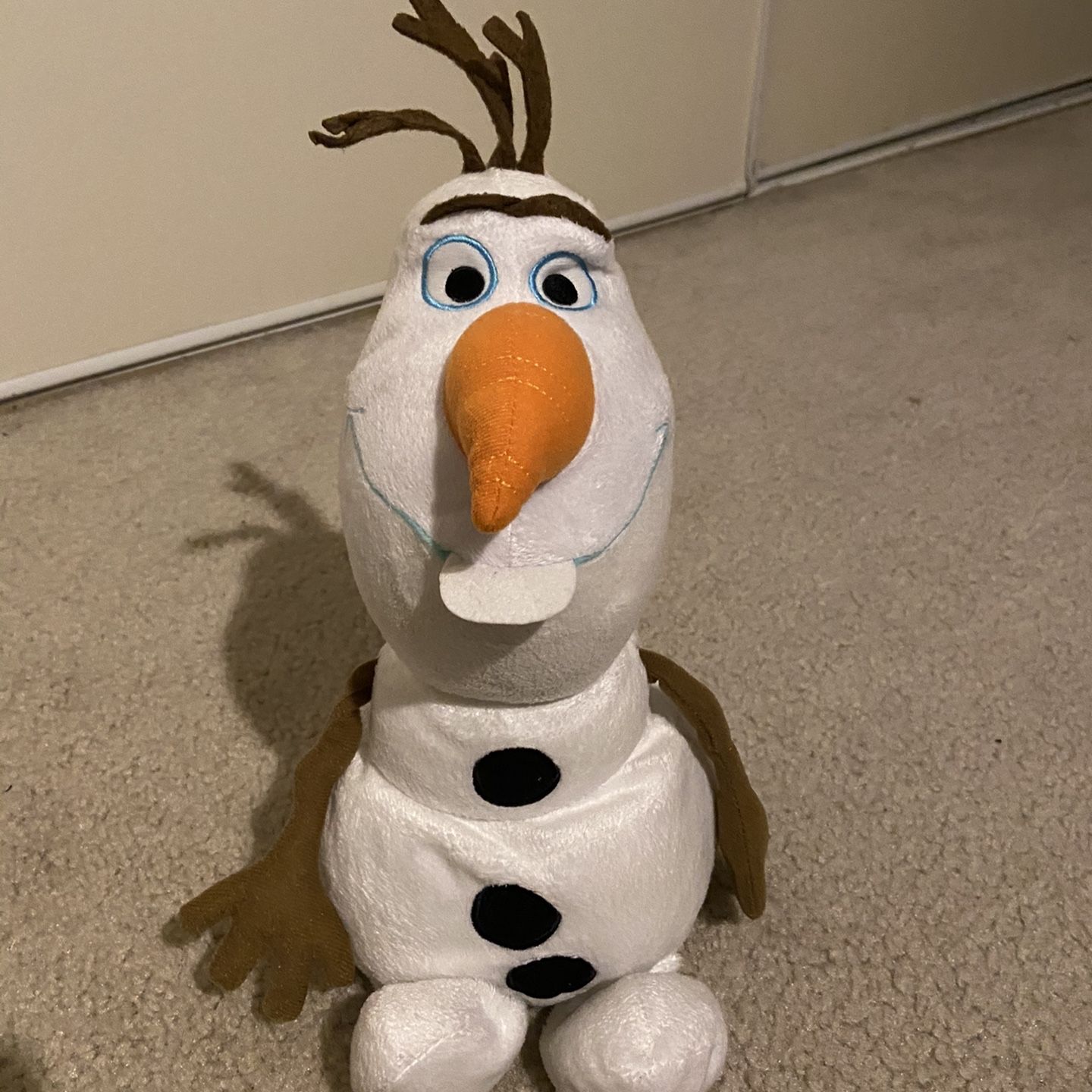 Olaf Plushie and Baseball Cap