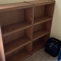 2 Bookshelves 