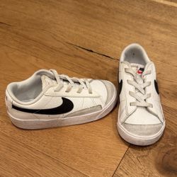 Nike court Shot Kids Toddler Low Slip On Sneakers Shoes 10