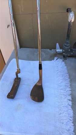 56 cleveland wedge- 34 putter