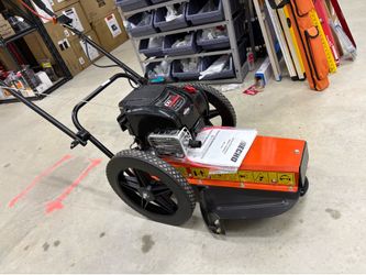 NEW AND PERFECT Shop ECHO 24 in. 163 cc Briggs and Stratton Gas 4-Stroke Walk Behind Push Wheeled String Trimmer Field Mower w/ 155 Diameter Line