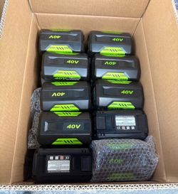 Ryobi 40V Compatible 6.0Ah Battery – New – $20 Each