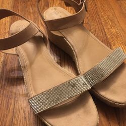Tan Platform Sandals 