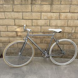 silver bike