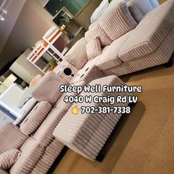 🙋‍♂️ Sectional Ottoman 👉Furniture Queen Bedroom Bunk Beds Dining Table Sets Avail 