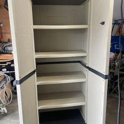 Plastic Garage/outdoor Shelf Storage