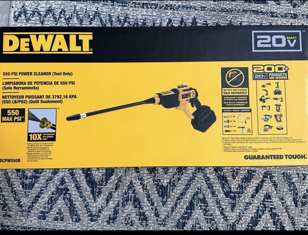Dewalt New Pressure Washer