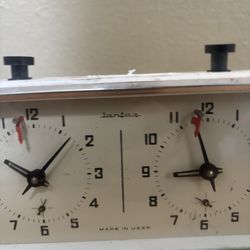 Antique Soviet Union chess club from 1970s