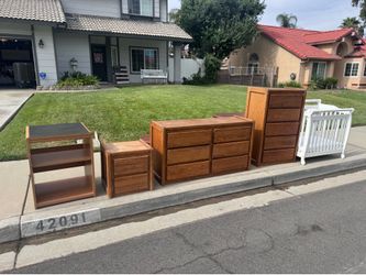 FREE ITEMS!!! Coffee table, dresser, crib, night stand