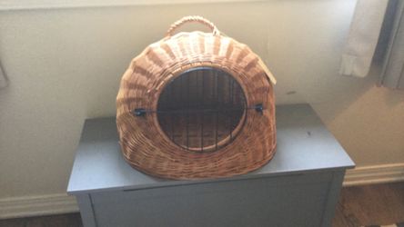 Hand made pet carrier