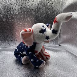2000 Beanie Baby Righty Republican Party Missing Swing Tag