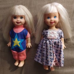 Barbie's Little Sister Kelly Dolls (2)