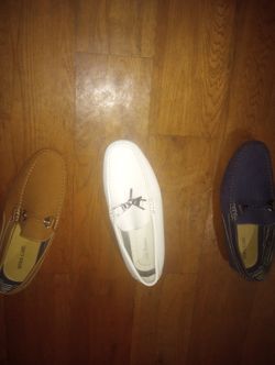 $10  New Men Shoes -- $20 New Stacy Adam Boots $20 Leather Jacket