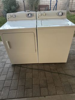 GE set, washer and gas dryer, free delivery 🚚 and installation, 3 months of warranty.