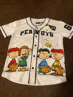 (New) Peanuts Baseball Jersey size Large Kids