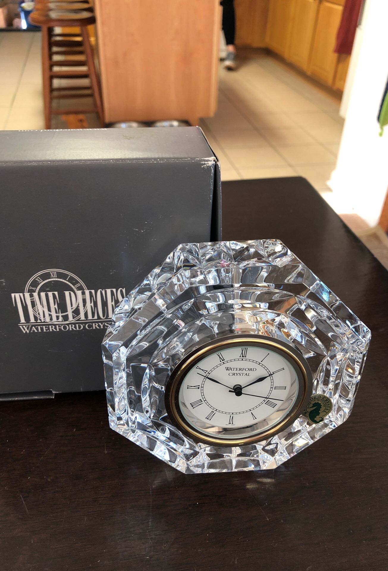 Waterford Crystal Octagonal Clock