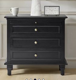 NEW nightstand in box ~ black