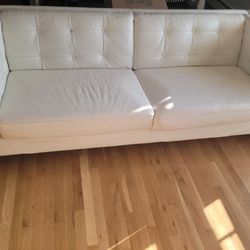 Lether Sofa Size L 7ft W 34 H 29