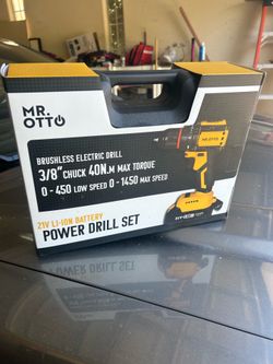 Mr. OTTO BRUSHLESS ELECTRIC DRILL