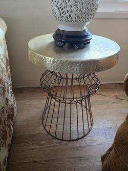 Brass Side Table