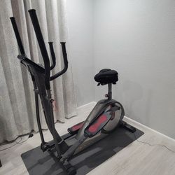 Body Power Dual Cardio Elliptical/Bike Trainer Exercise Machine BRM 3780