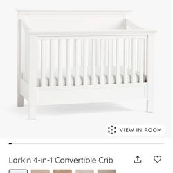 Pottery Barn Larkin 4-in-1 Crib + Toddler + Full Size Bed Conversion Kit