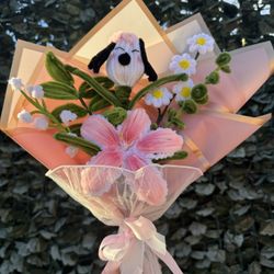 Snoopy Valentine Flowers