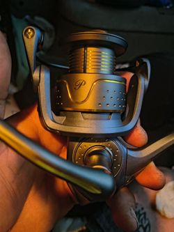 Pflueger President spinning fishing reel.