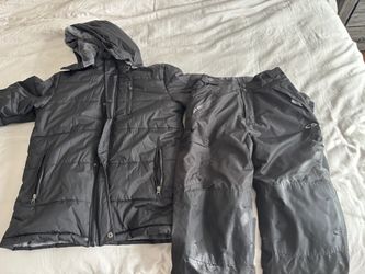 Boys puffer snow jacket 14-16 & champion snow pants 12-14