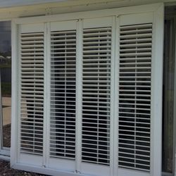 Plantation Shutter In Frame 79X79