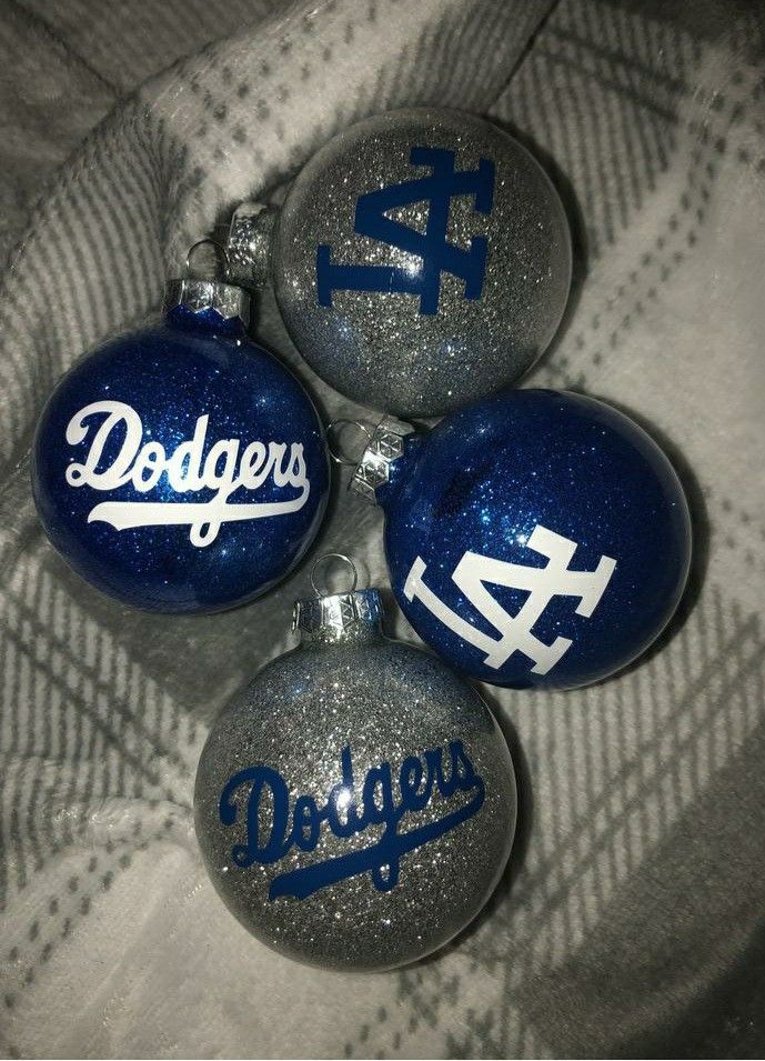 Custom Dodgers Ornaments