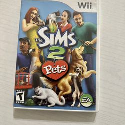 Sims 2 Pets Wii Game With Case Pamphlets Inserts Nintendo Wii