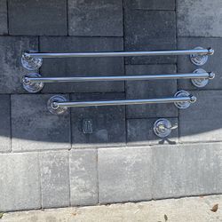 3 Towel Bars And A Hook